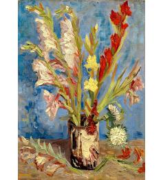 Puzzle Enjoy Vase avec Glaïeuls et Asters chinois 1000 pièces