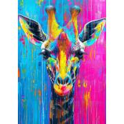 Puzzle Enjoy Girafe Peinte 1000 pièces