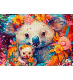 Puzzle Enjoy Câlin de Koala de 1000 pièces