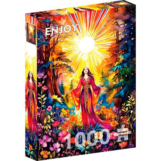 Puzzle Enjoy La Déesse Au Printemps 1000 pièces