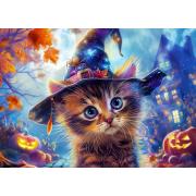 Puzzle Enjoy Petit Chat Sorcière 1000 pièces