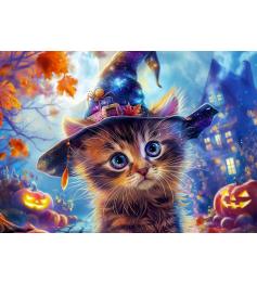 Puzzle Enjoy Petit Chat Sorcière 1000 pièces