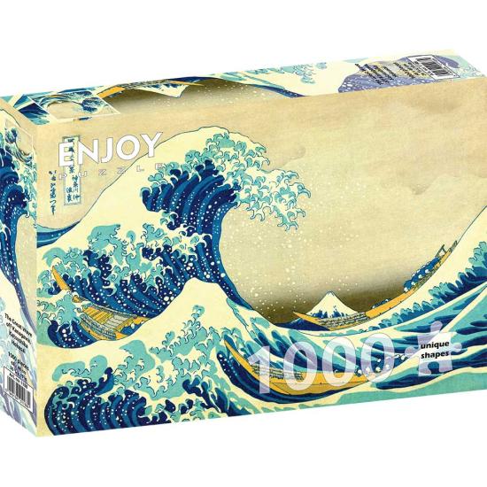 Puzzle Enjoy de la grande vague de Kanagawa 1000 pièces