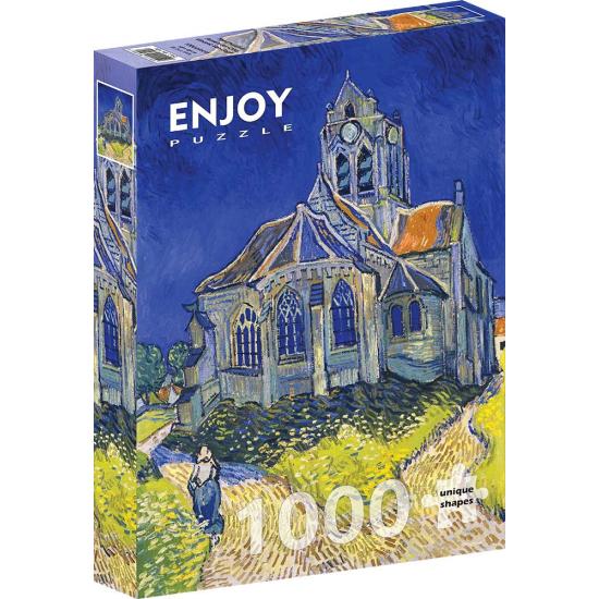 Puzzle Enjoy de l'église d'Auvers 1000 pièces
