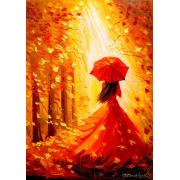 Puzzle Enjoy Lady Autumn 1000 pièces