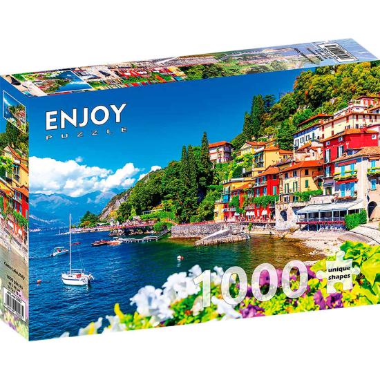 Puzzle Enjoy Lac de Côme, Italie de 1000 Pieces