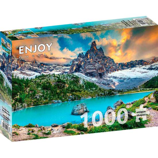 Puzzle Enjoy Lac Sorapis, Dolomites, Italie de 1000 Pièces Puzzle Enjoy Lac Sorapis, Dolomites, Italie de 1000 Pièces