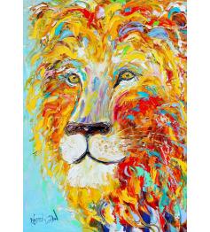Enjoy du puzzle Lion coloré 1000 pièces