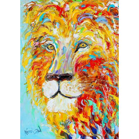 Enjoy du puzzle Lion coloré 1000 pièces