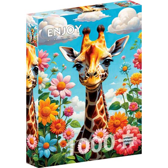 Puzzle Enjoy Girafe Mignonne 1000 pièces