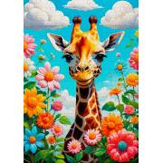 Puzzle Enjoy Girafe Mignonne 1000 pièces