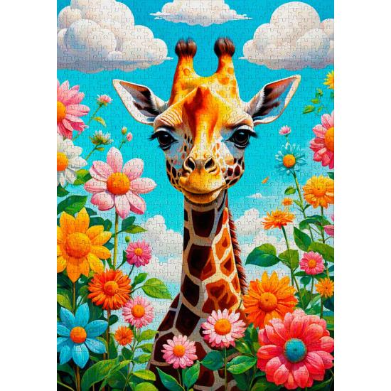 Puzzle Enjoy Girafe Mignonne 1000 pièces