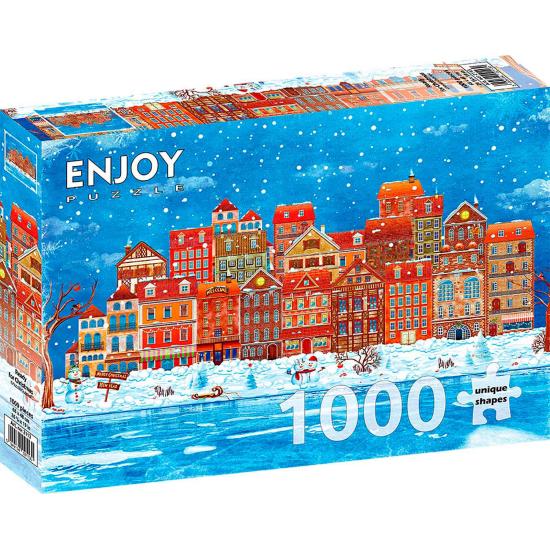 Puzzle Enjoy Prêt pour Noël de 1000 Pieces