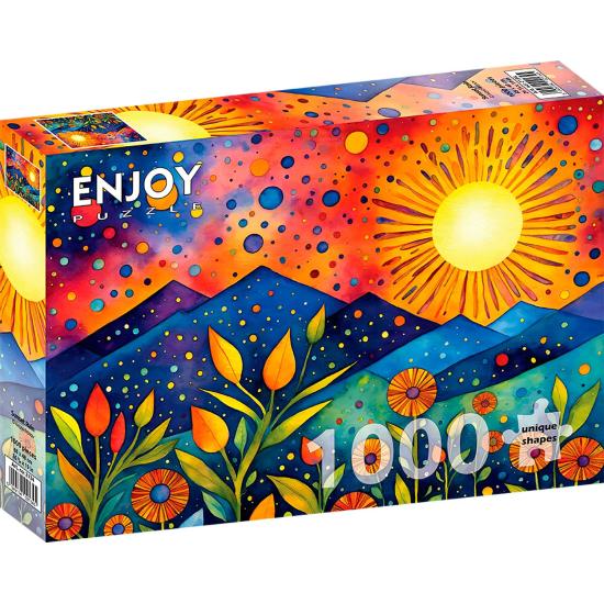 Puzzle Enjoy Plume De Coucher 1000 pièces