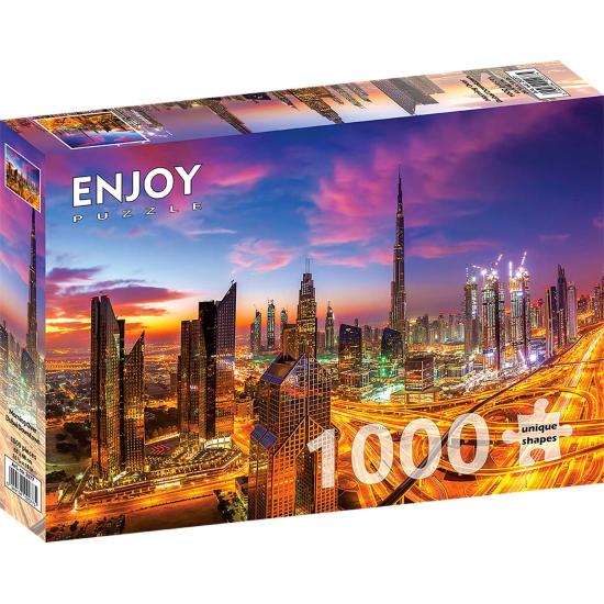 Puzzle Enjoy Matin sur le Centre-ville de Dubaï de 1000 pièce