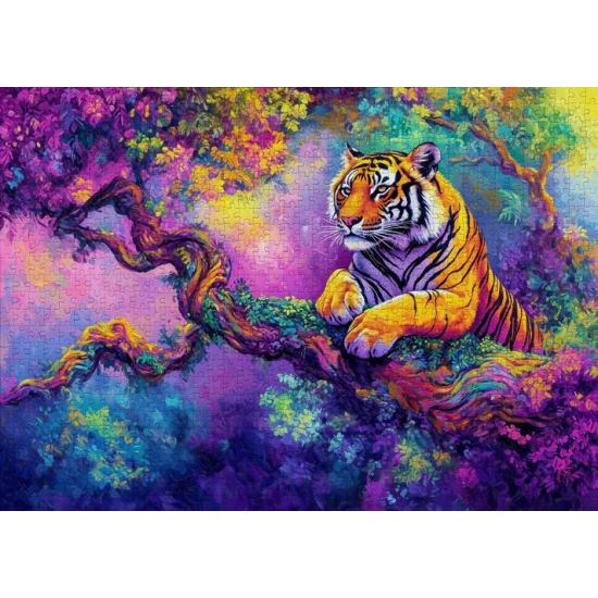Puzzle Enjoy Majesté De La Jungle 1000 pièces