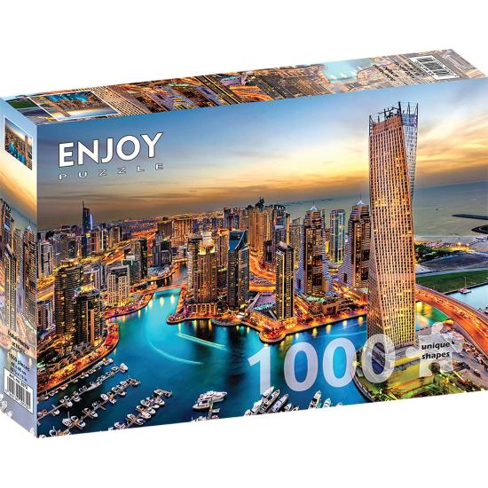 Puzzle Enjoy Marina de Dubaï la Nuit de 1000 pièce Puzzle Enjoy Marina de Dubaï la Nuit de 1000 pièce