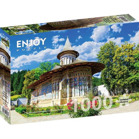 Puzzle Enjoy du monastère de Voronet, Roumanie 1000 pièces