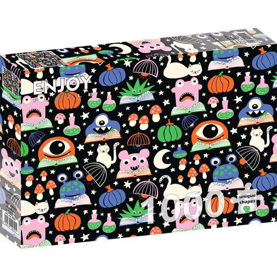 Puzzle Enjoy Monstres au Travail de 1000 pièces