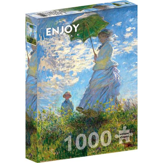 Puzzle Enjoy Femme avec Parapluie 1000 Pièces