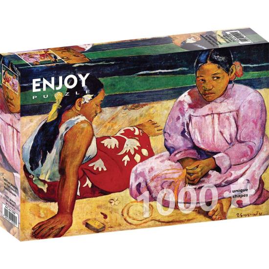 Enjoy Tahiti Women on the Beach Puzzle 1000 pièces