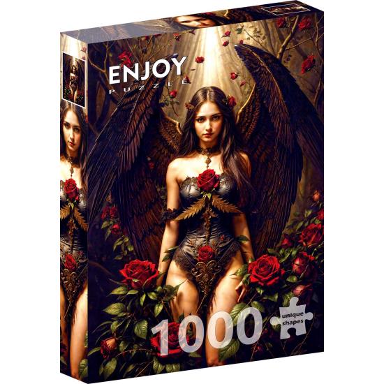 Puzzle Enjoy Ange Noir de 1000 pièces