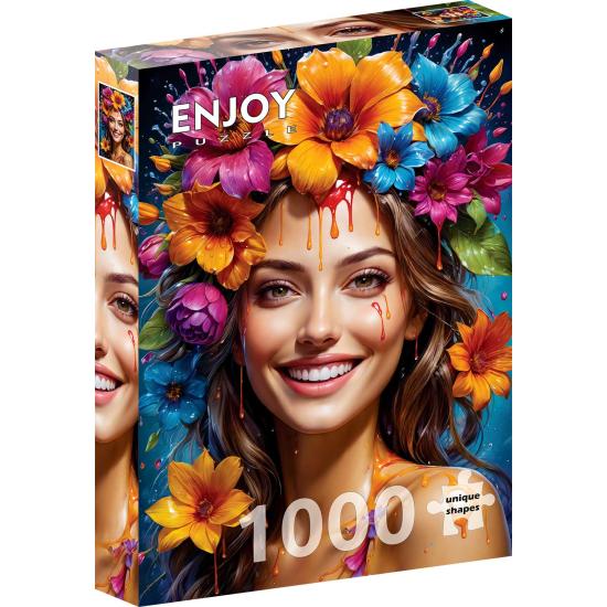 Puzzle Enjoy Petit Fleuriste 1000 pièces