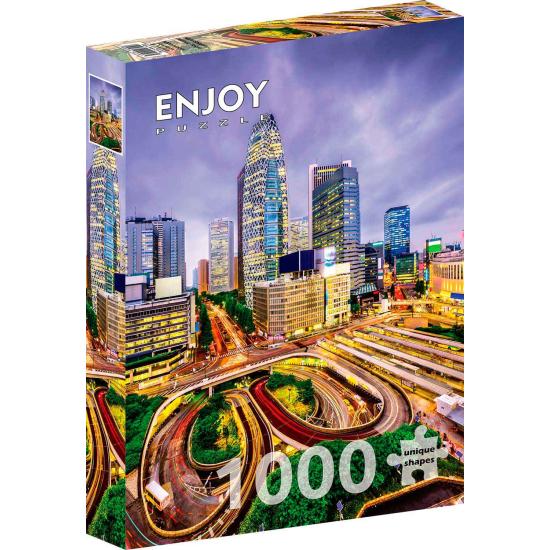 Puzzle Enjoy Nishi-Shinjuku, Tokyo de 1000 Pieces