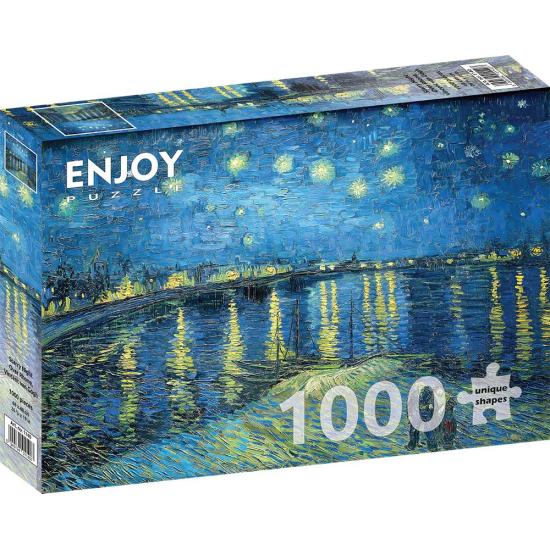 Puzzle Enjoy de la nuit étoilée sur le Rhône 1000 pièces