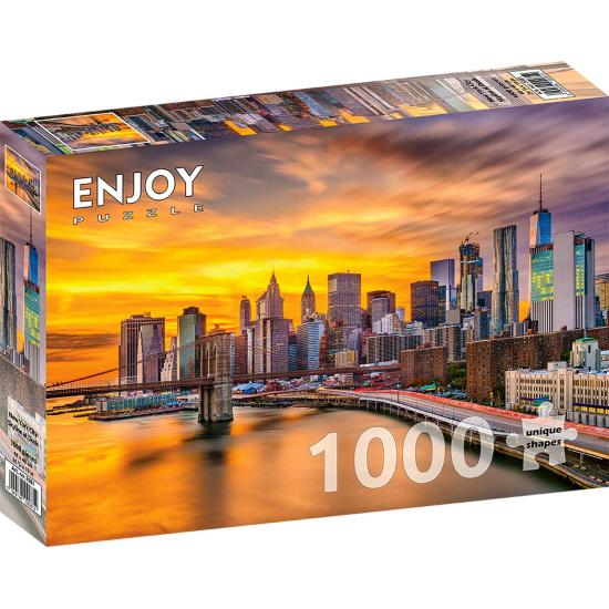 Puzzle Enjoy New York au Crépuscule de 1000 Pièces