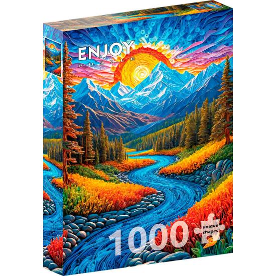 Puzzle Enjoy Paysage Du Lever Du Soleil 1000 pièces