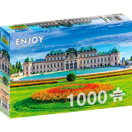 Puzzle Enjoy Palais du Belvédère, Vienne de 1000 Pieces