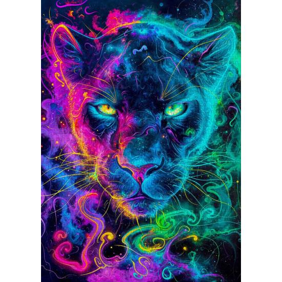 Puzzle Enjoy Panthère Néon 1000 pièces