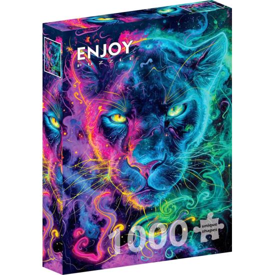 Puzzle Enjoy Panthère Néon 1000 pièces
