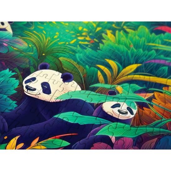 Puzzle Enjoy Paradis des Pandas de 1000 pièces