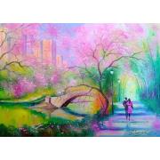 Puzzle Enjoy d'une promenade dans le parc de la ville 100