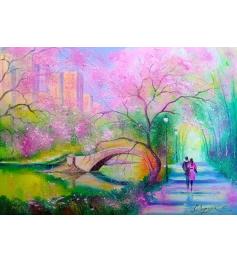 Puzzle Enjoy d'une promenade dans le parc de la ville 100