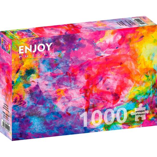 Puzzle Puzzle Enjoy de la peinture à l'huile abstraite co