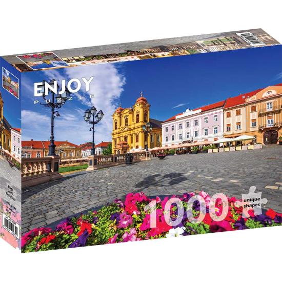 Puzzle Enjoy Union Square à Timisoara, Roumanie 1000 Pz