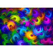 Puzzle Enjoy Abstract Neon Feathers 1000 pièces