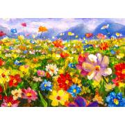 Puzzle Enjoy Prairie de Fleurs Colorées 1000 Pièces