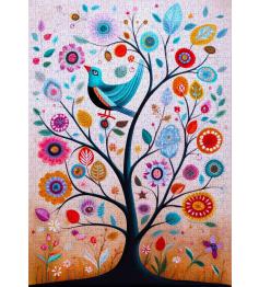 Puzzle Enjoy Que L'Oiseau Bleu Du Bonheur Vienne Se Poser Dans V