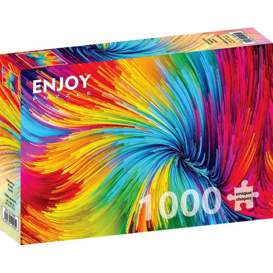 Puzzle Enjoy Colorful Paint Swirl 1000 pièces
