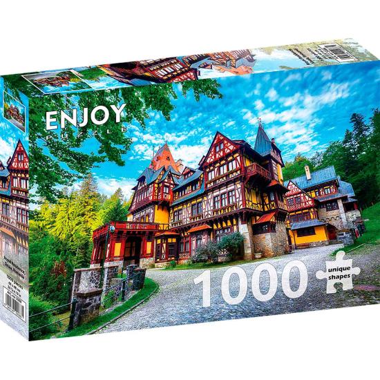Puzzle Enjoy Résidence royale, Sinaia, Roumanie de 1000 Pièces Puzzle Enjoy Résidence royale, Sinaia, Roumanie de 1000 Pièces