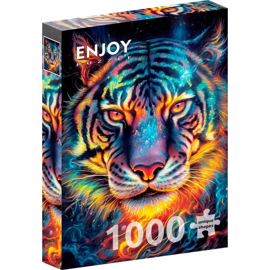Puzzle Enjoy Résilience Au Tigre de 1000 pièces