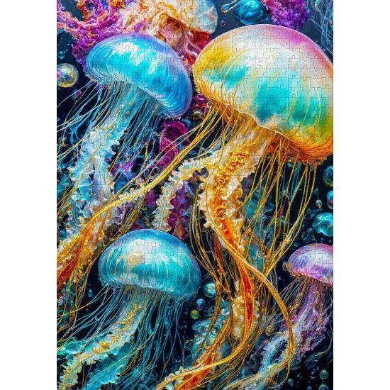 Puzzle Enjoy Méduse Lumineuse 1000 pièces