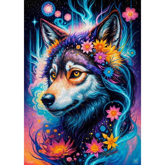 Puzzle Enjoy Portrait De Loup Magique 1000 pièces Puzzle Enjoy Portrait De Loup Magique 1000 pièces