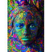 Puzzle Enjoy d'un portrait de femme coloré 1000 pièces