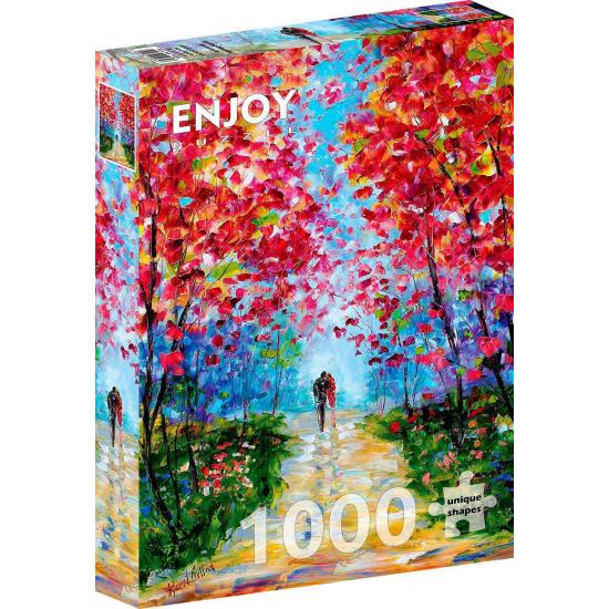 Enjoy de la floraison romantique au printemps Puzzle 1000 piè