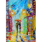 Enjoy de Rainy Romance in the City Puzzle 1000 pièces